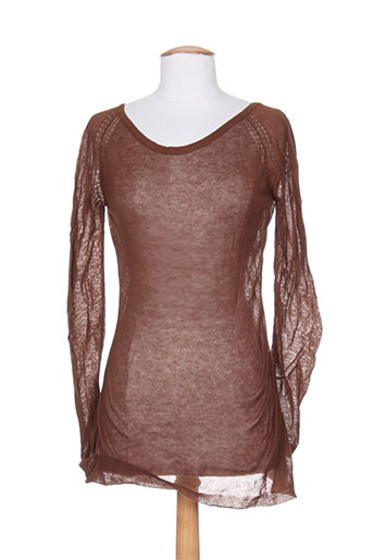 ideo pulls femme de couleur marron