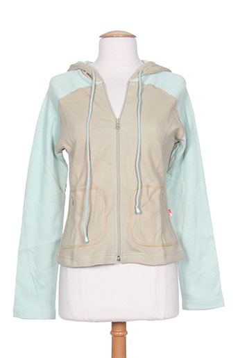 ideo gilets femme de couleur vert