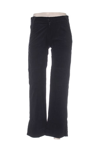 ideo pantalons femme de couleur noir