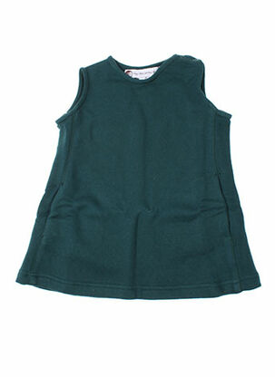 Robe courte vert IDEO pour fille