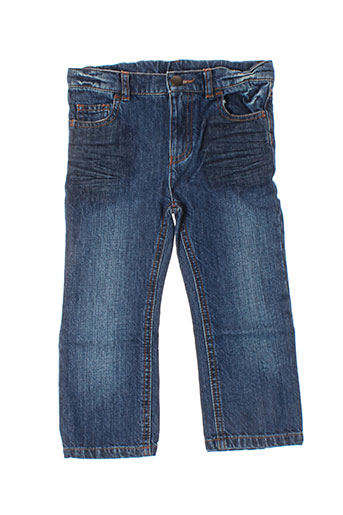 ideo jeans fille de couleur bleu