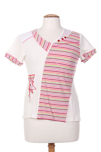 jean gabriel t-shirts femme de couleur rose