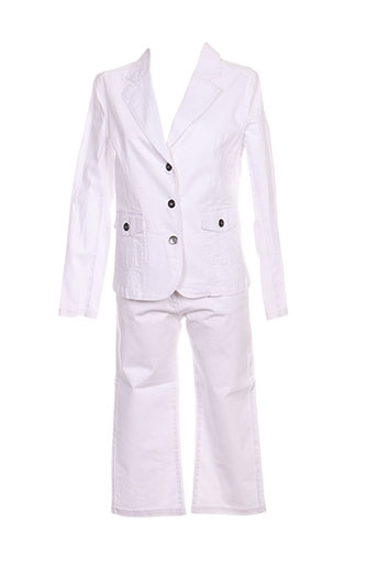 claude de saivre ensemble femme de couleur blanc