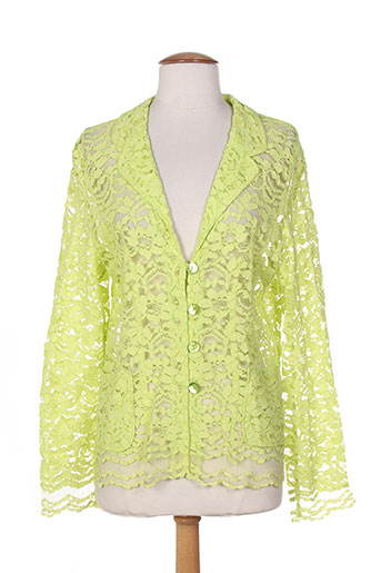 nathalie chaize vestes femme de couleur vert