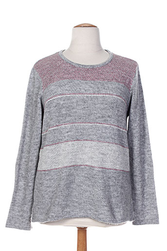 christine laure pulls femme de couleur gris