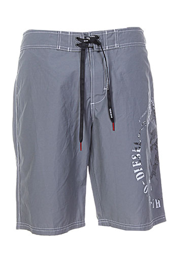 diesel maillots de bain homme de couleur gris
