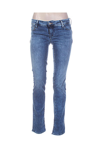 teddy smith jeans femme de couleur bleu