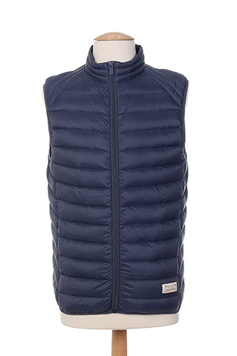 pull in manteaux homme de couleur bleu