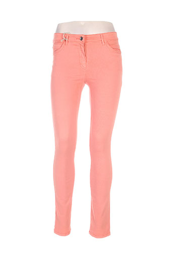 couturist pantalons femme de couleur orange