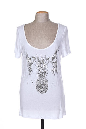 ddp t-shirts femme de couleur blanc