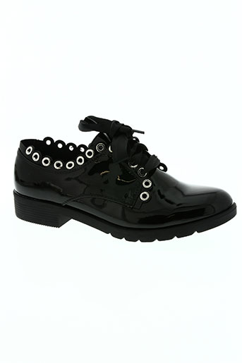 la bottine souriante chaussures femme de couleur noir