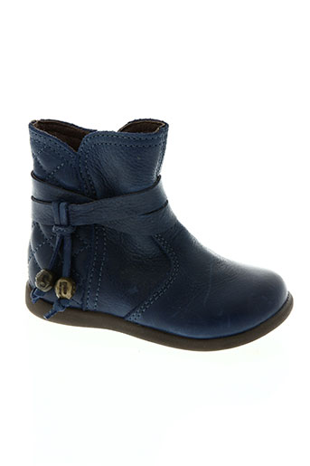 stones and bones chaussures fille de couleur bleu