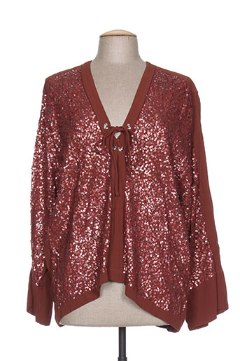 charlie joe chemises femme de couleur marron