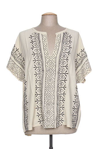 charlie joe chemises femme de couleur beige