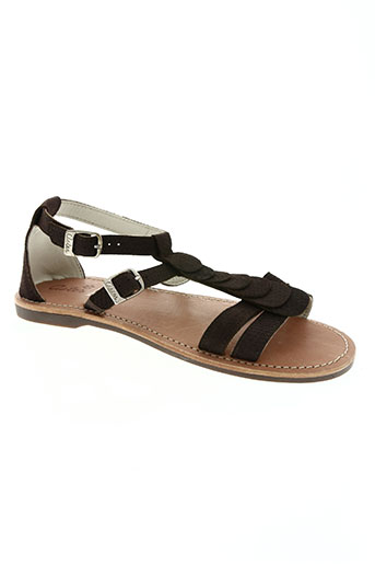 aster chaussures fille de couleur marron