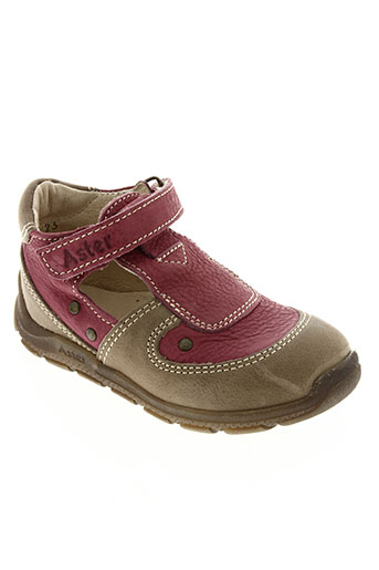 aster chaussures garçon de couleur rouge