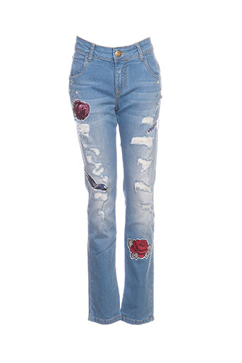 monarch jeans femme de couleur bleu