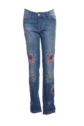 monarch jeans femme de couleur bleu