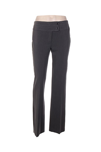 renato bene pantalons femme de couleur gris