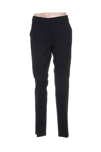 sportmax pantalons femme de couleur noir