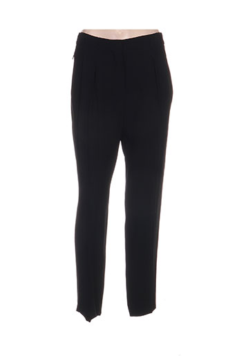 sportmax pantalons femme de couleur noir
