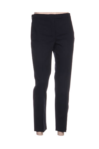maxmara pantalons femme de couleur bleu