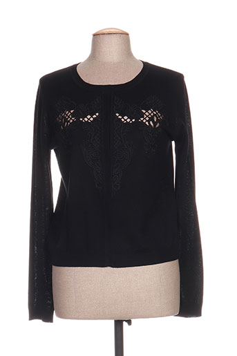 maxmara gilets femme de couleur noir