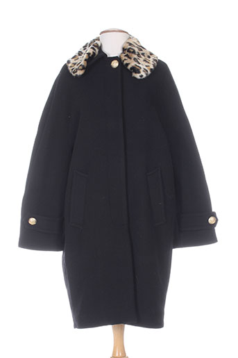 essentiel antwerp manteaux femme de couleur noir