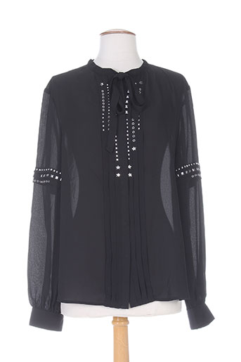 guess chemises femme de couleur noir
