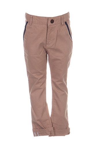 carrement beau pantalons garçon de couleur beige