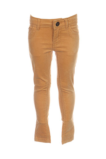 ikks pantalons garçon de couleur jaune