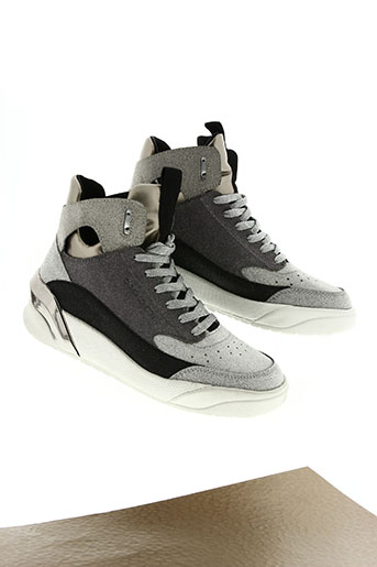 crime london chaussures femme de couleur gris