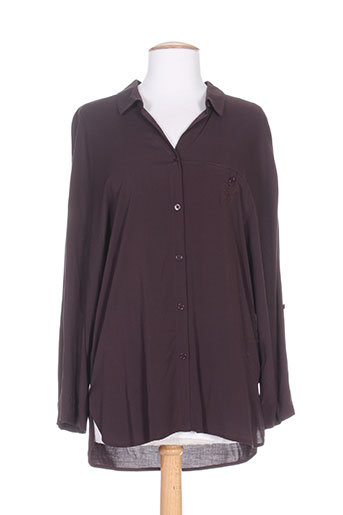 high chemises femme de couleur violet