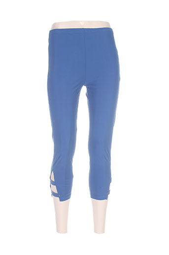 maloka pantacourts femme de couleur bleu
