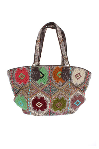 terre rouge accessoires femme de couleur marron