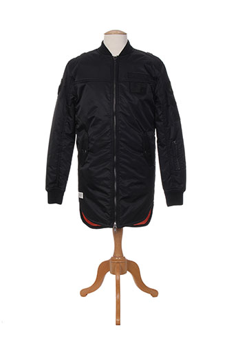 woangle manteaux homme de couleur noir