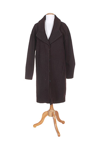 vila manteaux femme de couleur marron