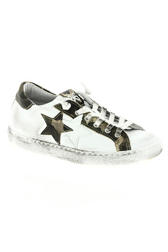 star chaussures femme de couleur blanc