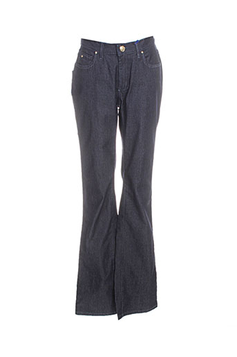 trussardi jeans pantalons femme de couleur bleu