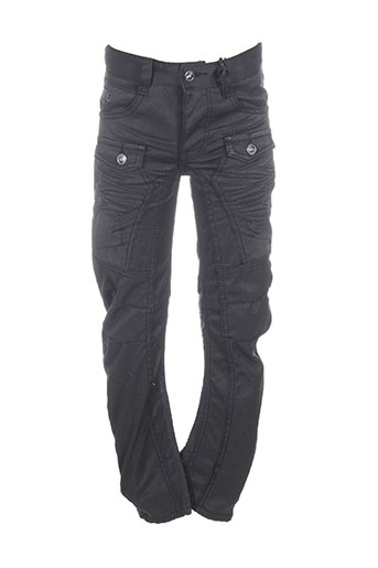 rb7 pantalons garçon de couleur noir