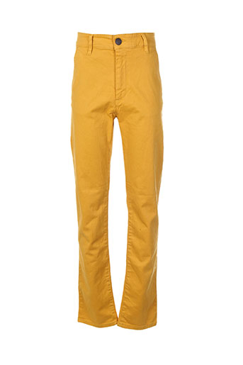 freegun pantalons garçon de couleur jaune