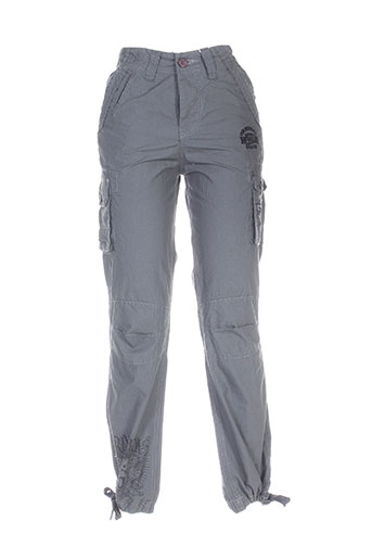 rivaldi pantalons garçon de couleur gris