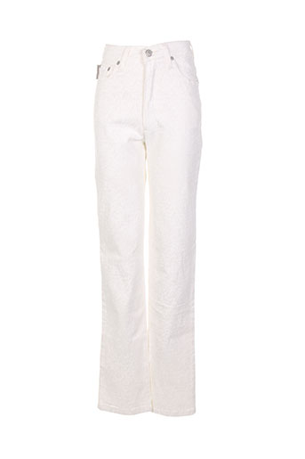 pianurastudio pantalons femme de couleur beige