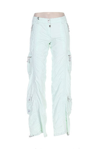 timezone pantalons femme de couleur vert