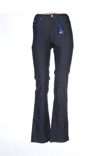 trussardi jeans pantalons femme de couleur bleu