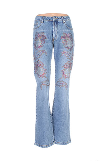 votre nom jeans femme de couleur bleu