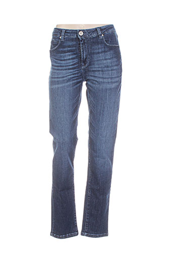 denim studio jeans femme de couleur bleu