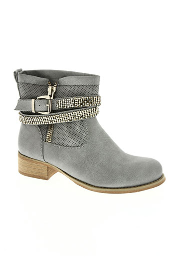 retroshoes chaussures femme de couleur gris