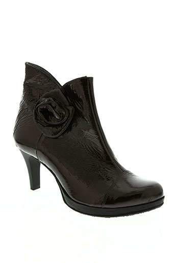 un tour en ville chaussures femme de couleur marron