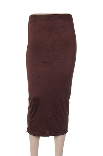 poles jupes femme de couleur marron